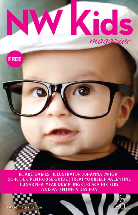Hipster baby with glasses