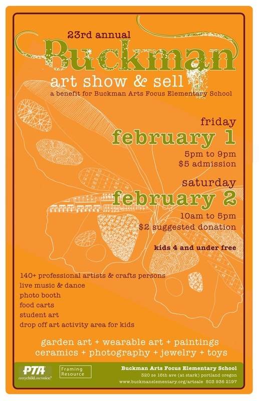 Buckman Art Show & Sell Flyer