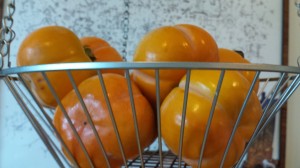 persimmons