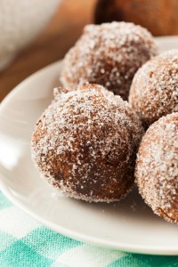 Pumpkin Spiced Doughnut Holes