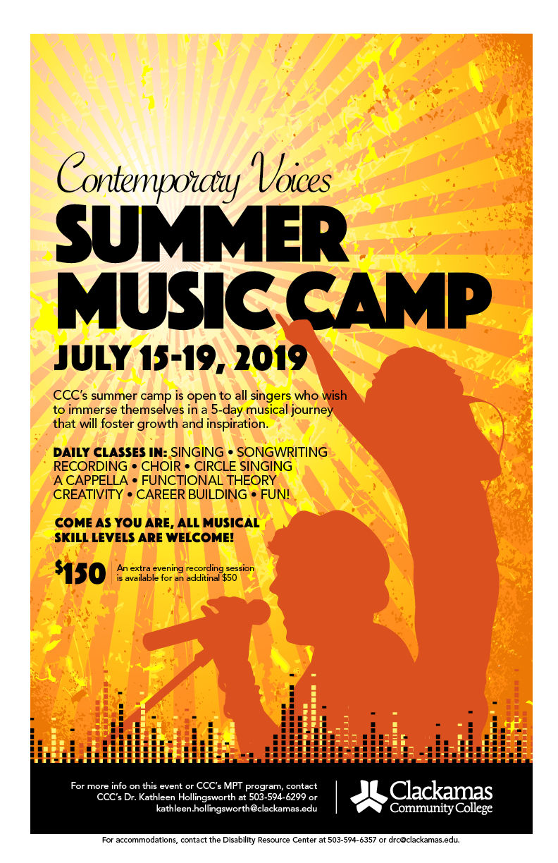 summer camp poster